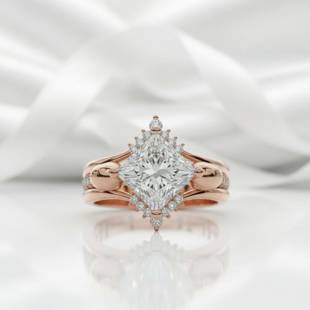 Until Dawn- 3pc 1.5 Carat Diamond Skull Rings-Black Diamonds New York