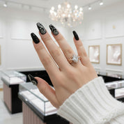 Until Dawn- 3pc 1.5 Carat Diamond Skull Rings-Black Diamonds New York