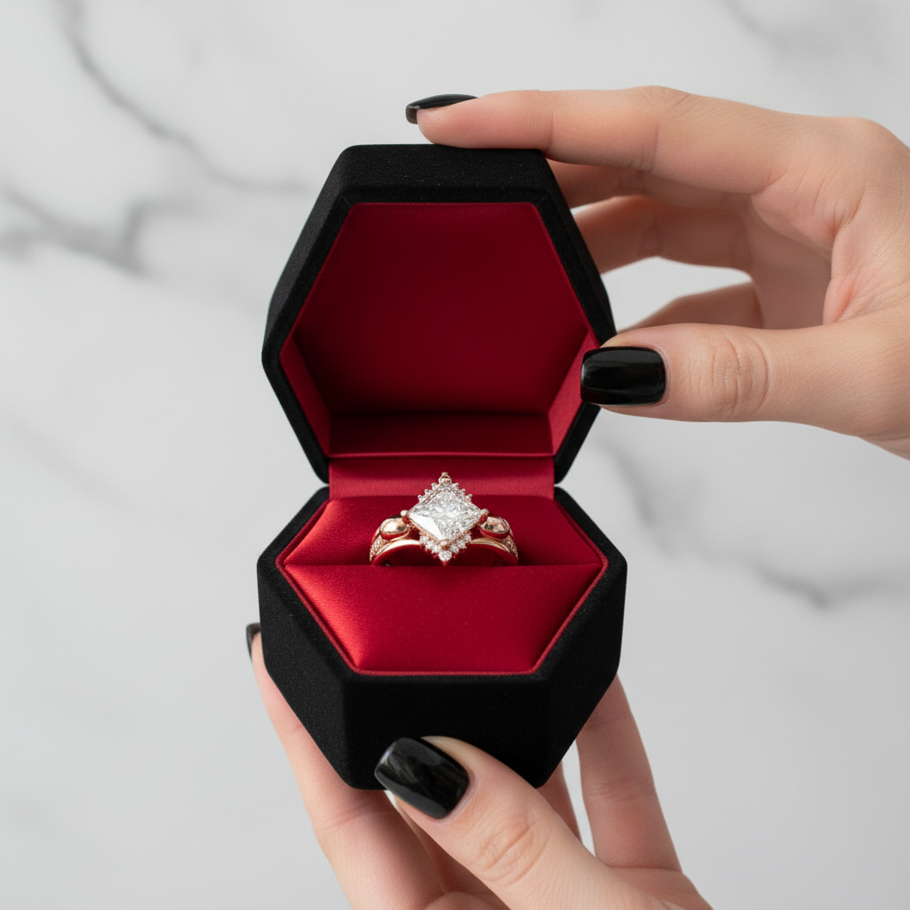 Until Dawn- 3pc 1.5 Carat Diamond Skull Rings-Black Diamonds New York