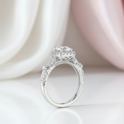 Vintage 1.53 Ctw Round Diamond Engagement Ring Set-Black Diamonds New York