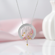 Vintage Curtain Pendant-Black Diamonds New York