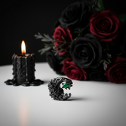 Vintage Diablo Rose Series Flower Charms-Black Diamonds New York
