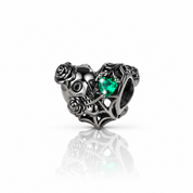Vintage Diablo Rose Series Flower Charms-Black Diamonds New York