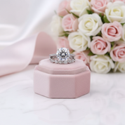Vintage Round Cut Wedding Ring Set-Black Diamonds New York