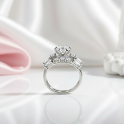 2.0 Ct Diamond 2-Pc Vintage Style Engagement Ring Set-Black Diamonds New York