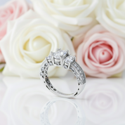 Vintage Style 2.0 Ct Diamond Wedding Engagement Ring-Black Diamonds New York