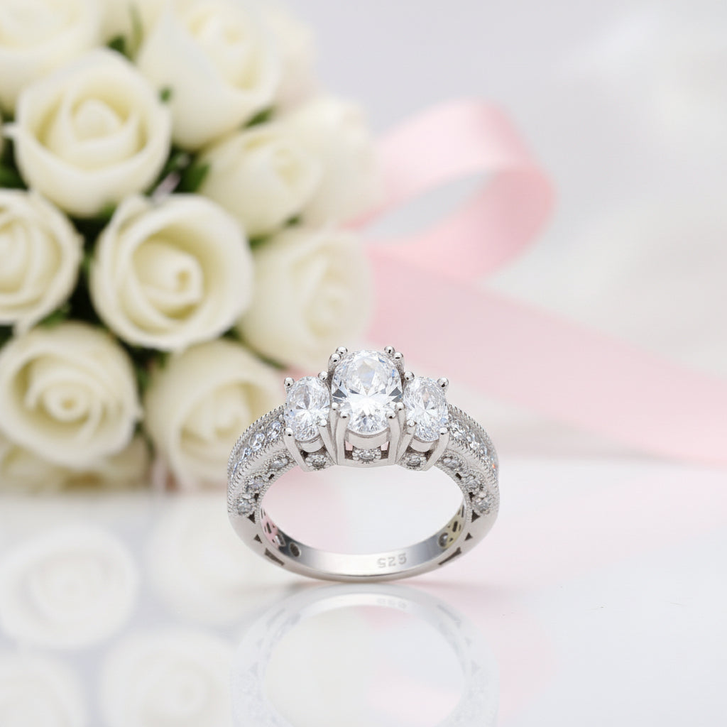 Vintage Style 2.0 Ct Diamond Wedding Engagement Ring-Black Diamonds New York