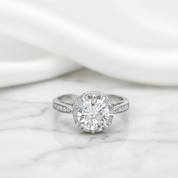 Vintage Style 2.5 Ct Engagement Ring-Black Diamonds New York