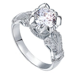 Vintage Victorian Option 2.0 Ct Diamond Option Wedding Engagement Ring