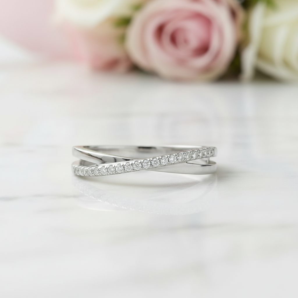 VVS1 Diamond Option Wedding Couple Ring-Black Diamonds New York