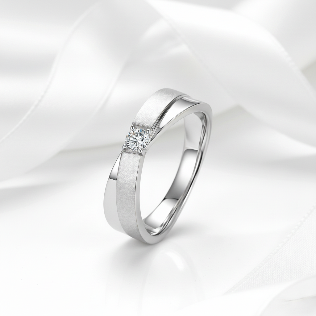 VVS1 Diamond Option Wedding Couple Ring-Black Diamonds New York