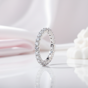 Round Cut Eternity Wedding Band-Black Diamonds New York
