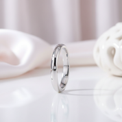 Classic Wedding Band Ring-Black Diamonds New York