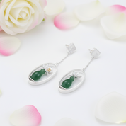 Whispers Drop Earrings-Black Diamonds New York