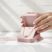 White Freshwater Pearl 18K Yellow Gold Necklace-Black Diamonds New York