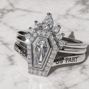 BDNY Until Death fitted-contour v6 approved 2026-08-11 batch 3 | 14k White Gold All Clear Moissanite angle 2 | white-gold-all-clear-moissanite-angle-2-fitted-contour-v6.png