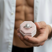 White Gold Sunflower 1.2ct Diamond Halo Engagement Ring-Black Diamonds New York