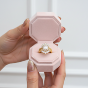 Yellow Gold Halo Radiant Cut 3PC Wedding Set-Black Diamonds New York