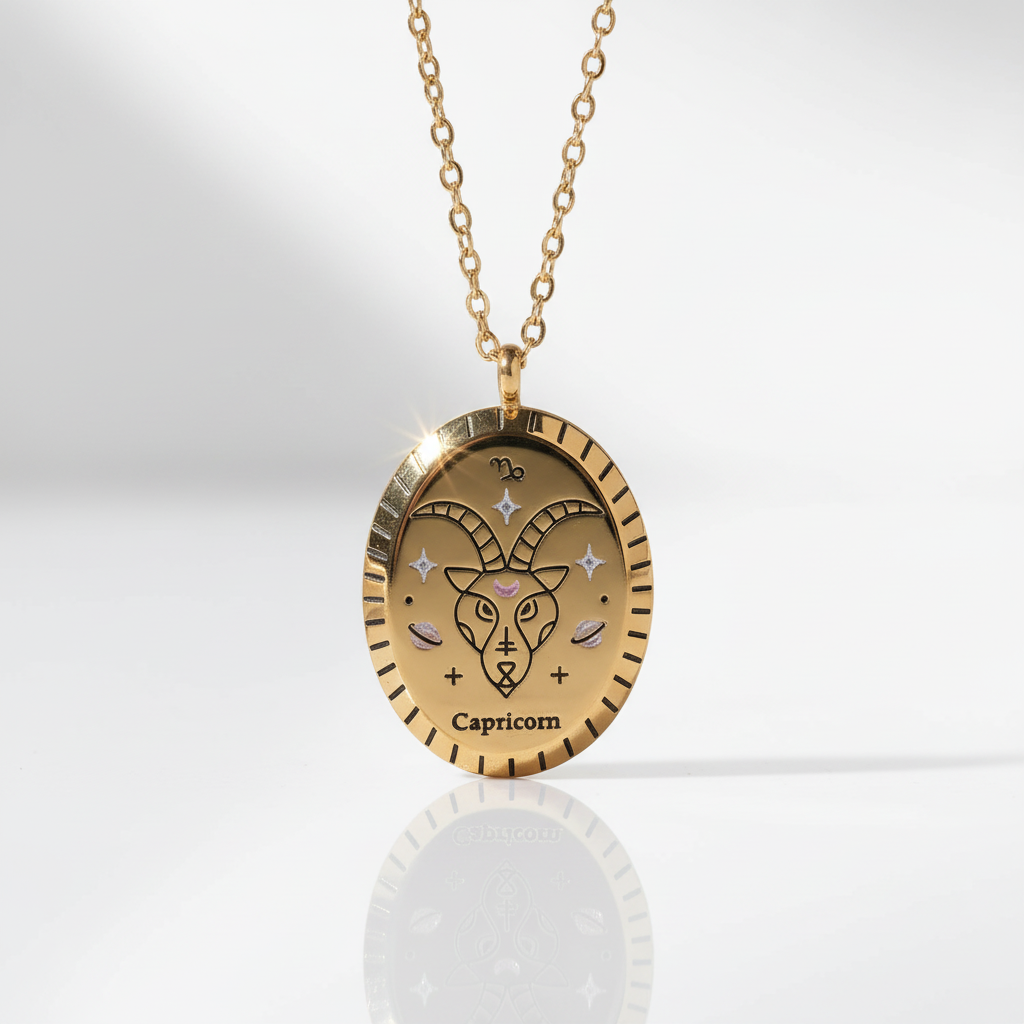 Zodiac Sign Constellation Pendant Necklace-Black Diamonds New York