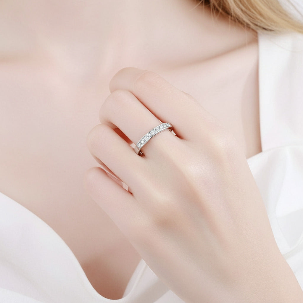 0.27ct Diamond Wedding Band-Black Diamonds New York