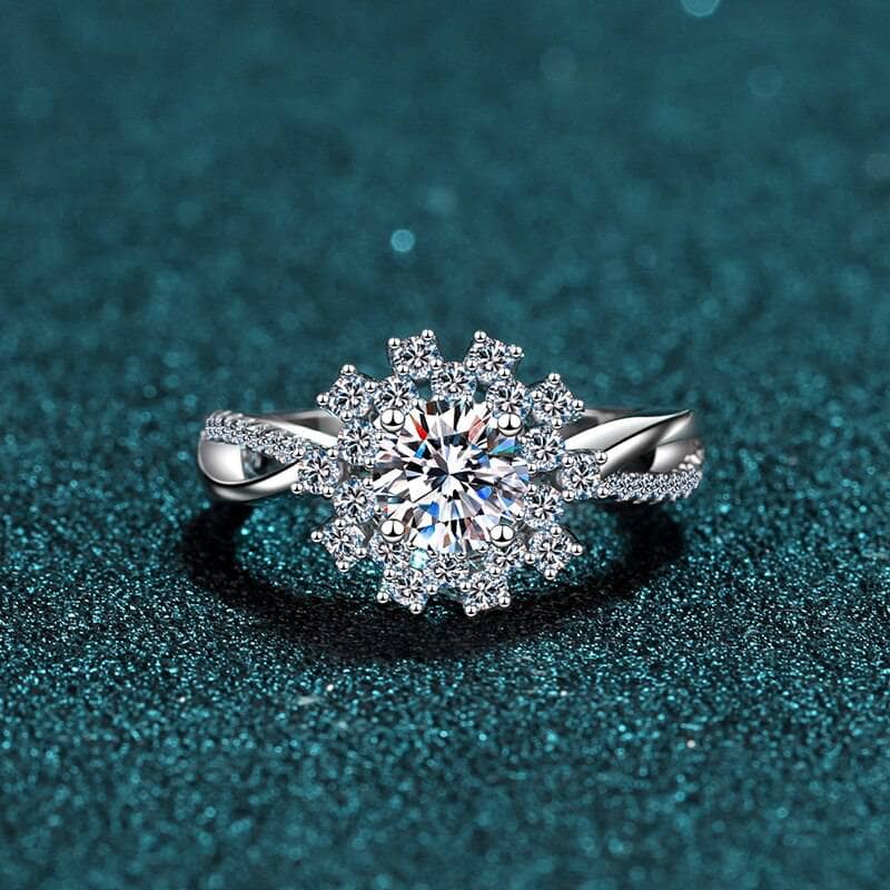Moissanite Engagement Rings by Black Diamonds New York