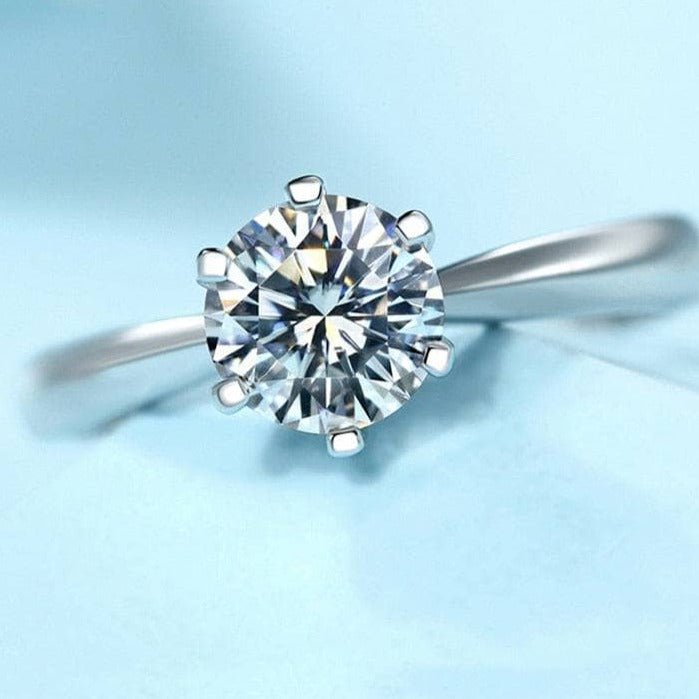 0.5-3ct Classic Diamond Solitaire Wedding Ring-Black Diamonds New York