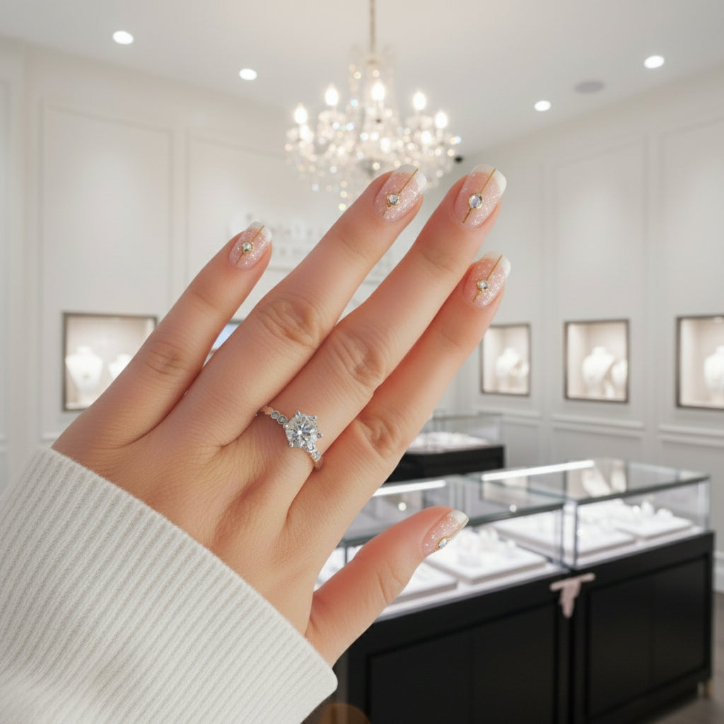 1.0 Ct D Color VVS1 Diamond Vintage Ring-Black Diamonds New York