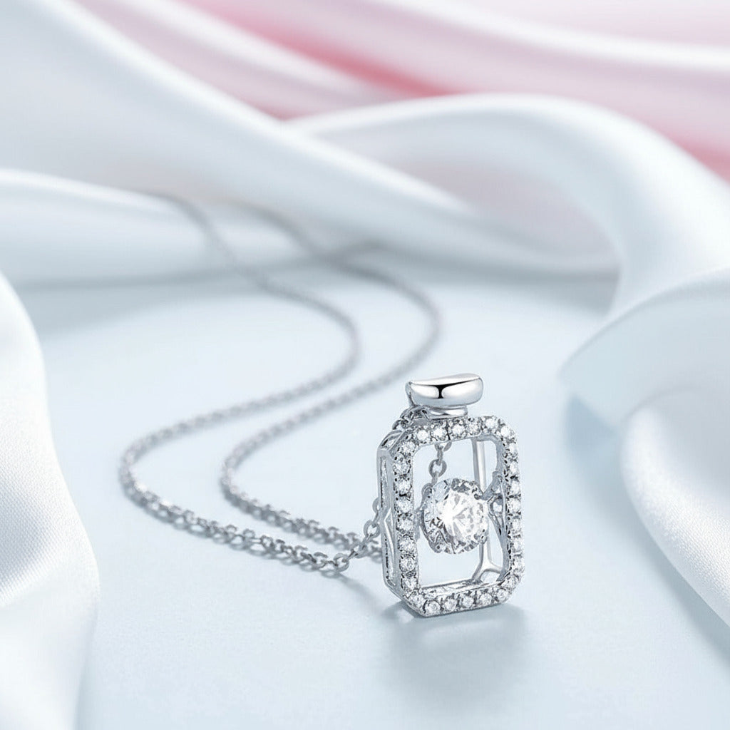 0.5 Ct Twinkle Setting Diamond Necklace-Black Diamonds New York