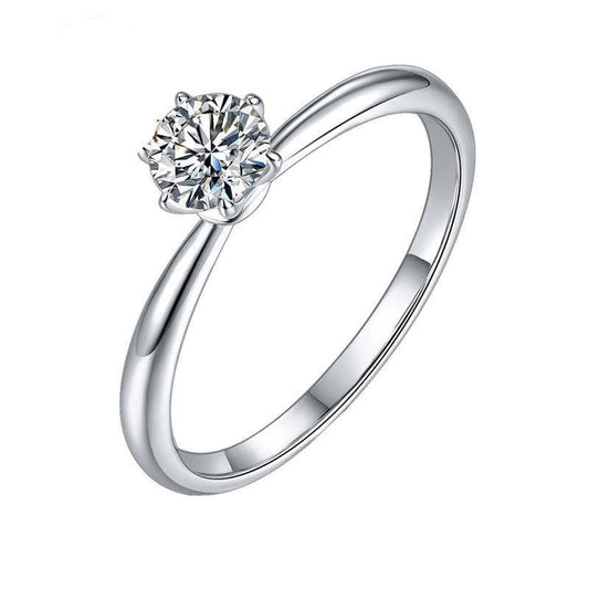 0.5ct D Color Diamond Solitaire Engagement Rings-Black Diamonds New York
