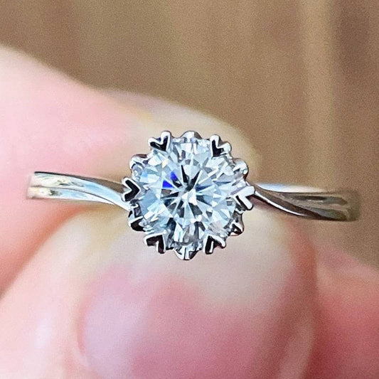 0.5ct Snowflake Diamond Ring-Black Diamonds New York