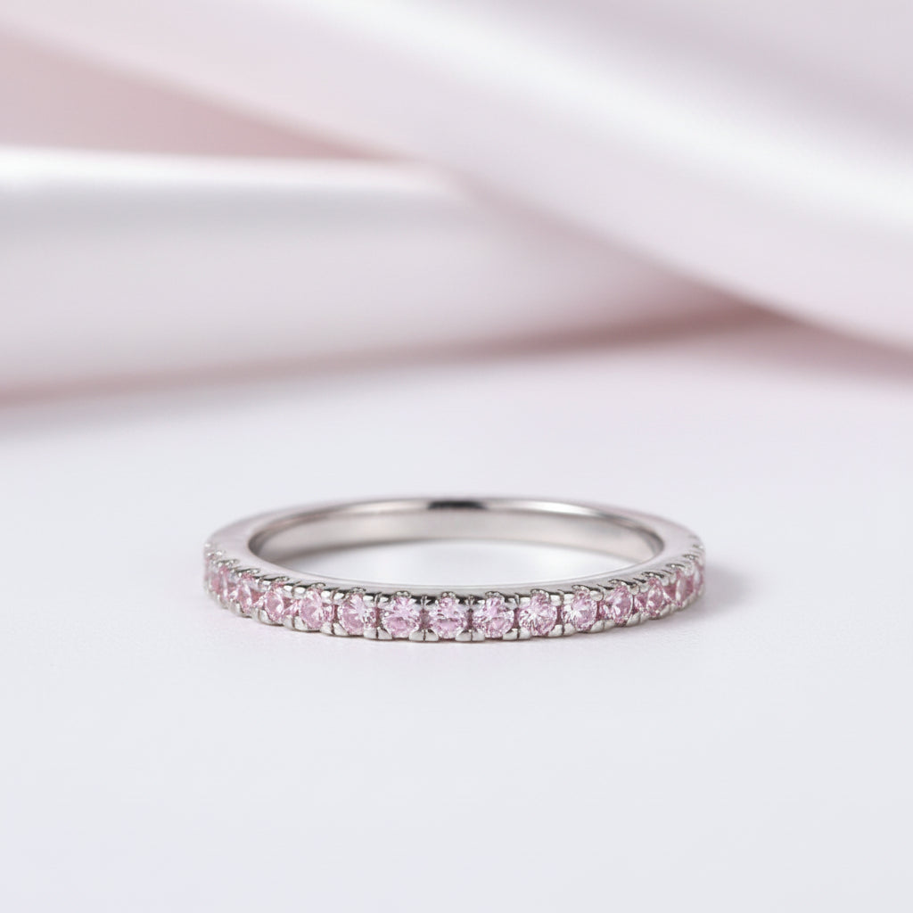 0.8 ct Round Cut Diamond Option Double Halo Ring Set-Black Diamonds New York