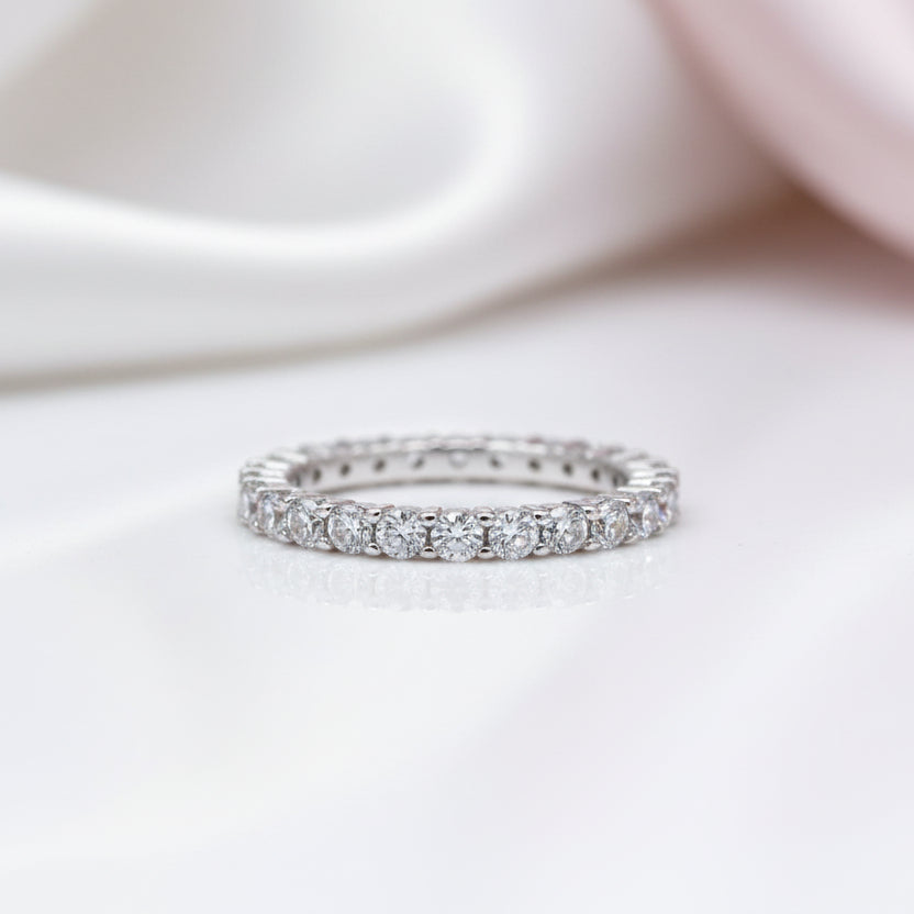 0.87Ct 2mm Diamond Option Band-Black Diamonds New York