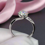 1.0 Ct VVS Diamond Engagement Ring-Black Diamonds New York