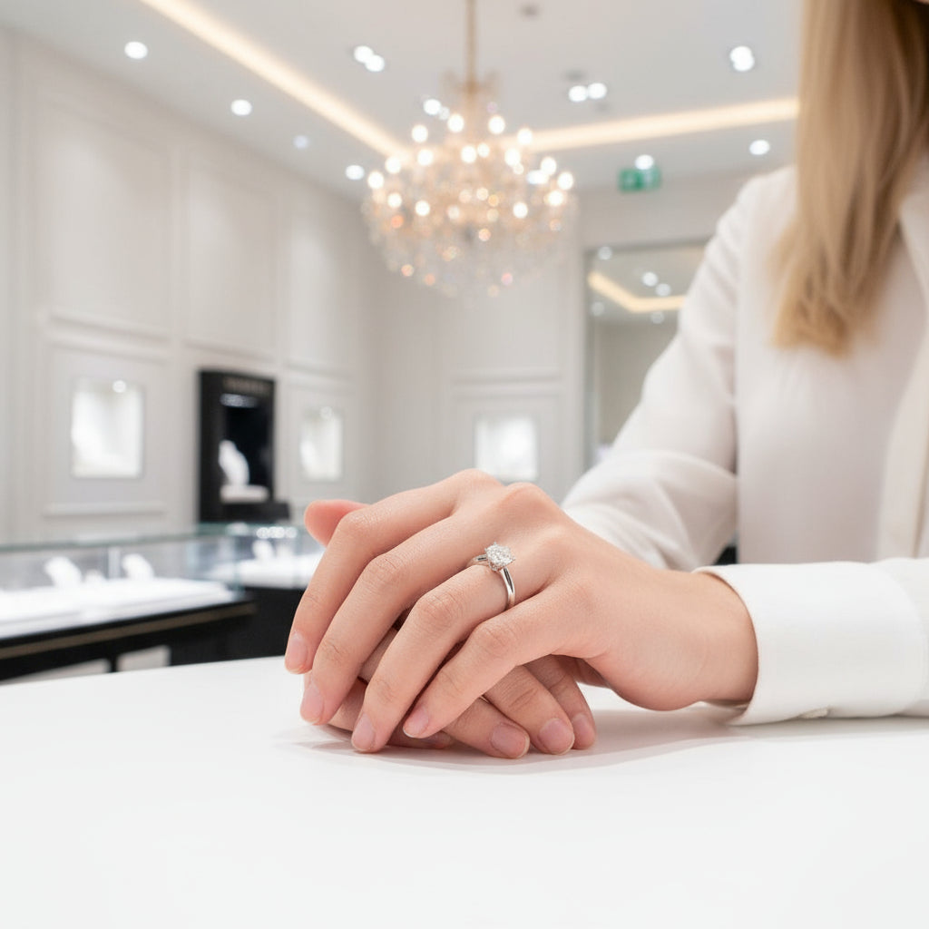 1.5ct Round Diamond Solitaire Ring-Black Diamonds New York