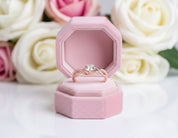 1.0 Carat Round Cut Diamond Twist Promise Ring-Black Diamonds New York