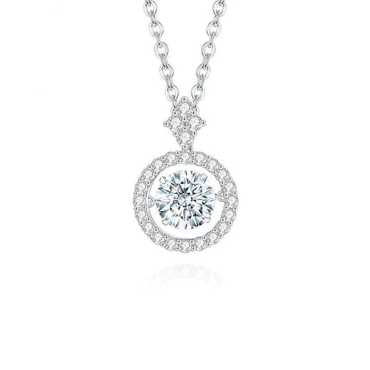 1.0ct 6.5mm Diamond Necklace with Twinkle Setting-Black Diamonds New York