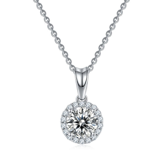 1.0ct 6.5mm Pendant Necklace 0.5ct 5mm Earrings Diamond-Black Diamonds New York