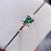 1.0ct Cushion Cut D Color Diamond Engagement Ring-Black Diamonds New York