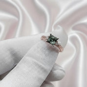 1.0ct Cushion Cut D Color Diamond Engagement Ring-Black Diamonds New York