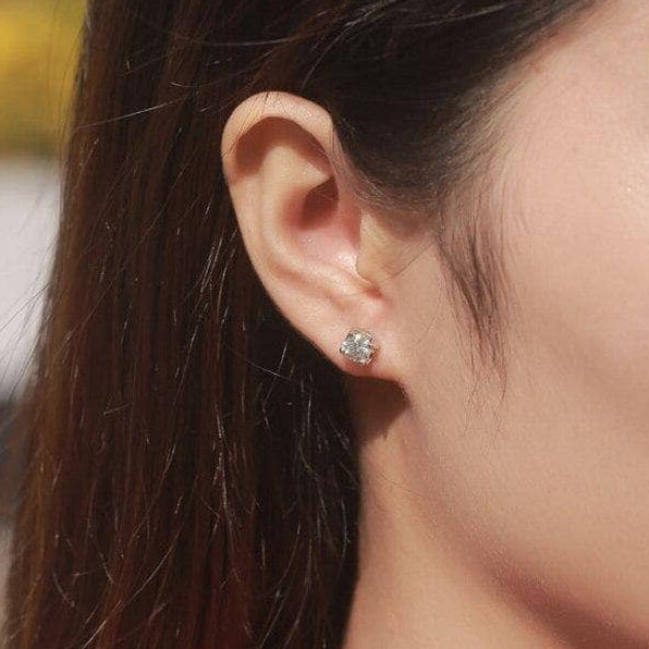 1.0Ct Ox Diamond Earrings-Black Diamonds New York