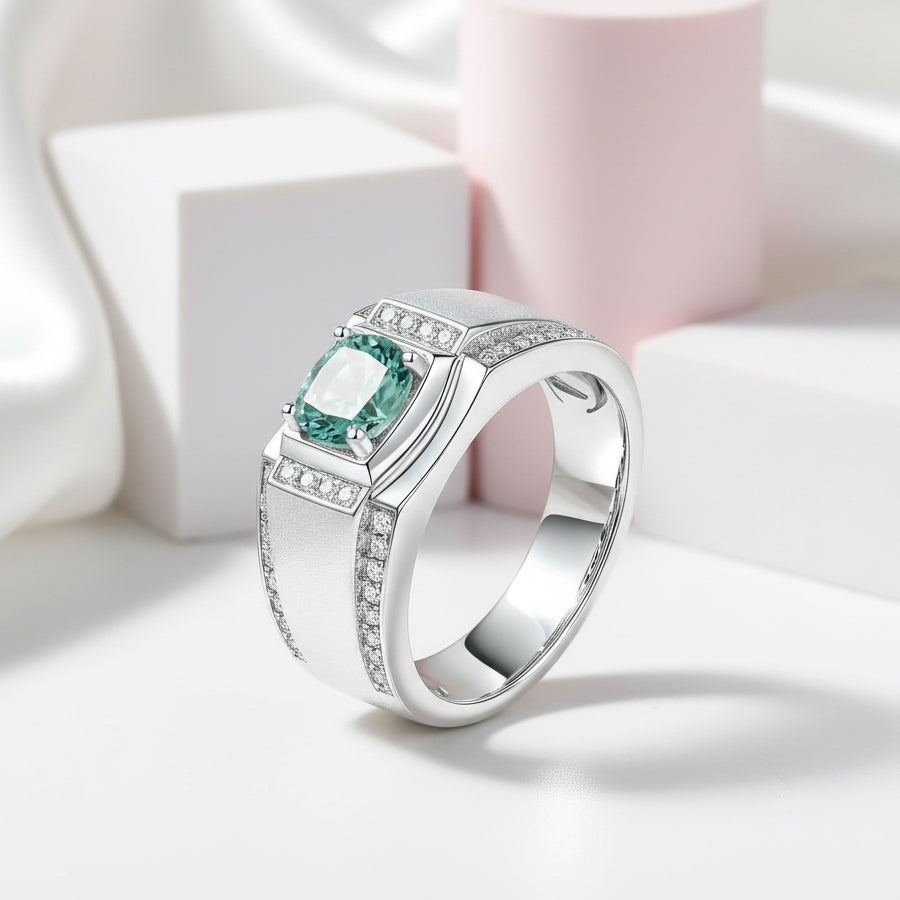 1.0ct Round Diamond Men's Ring-Black Diamonds New York