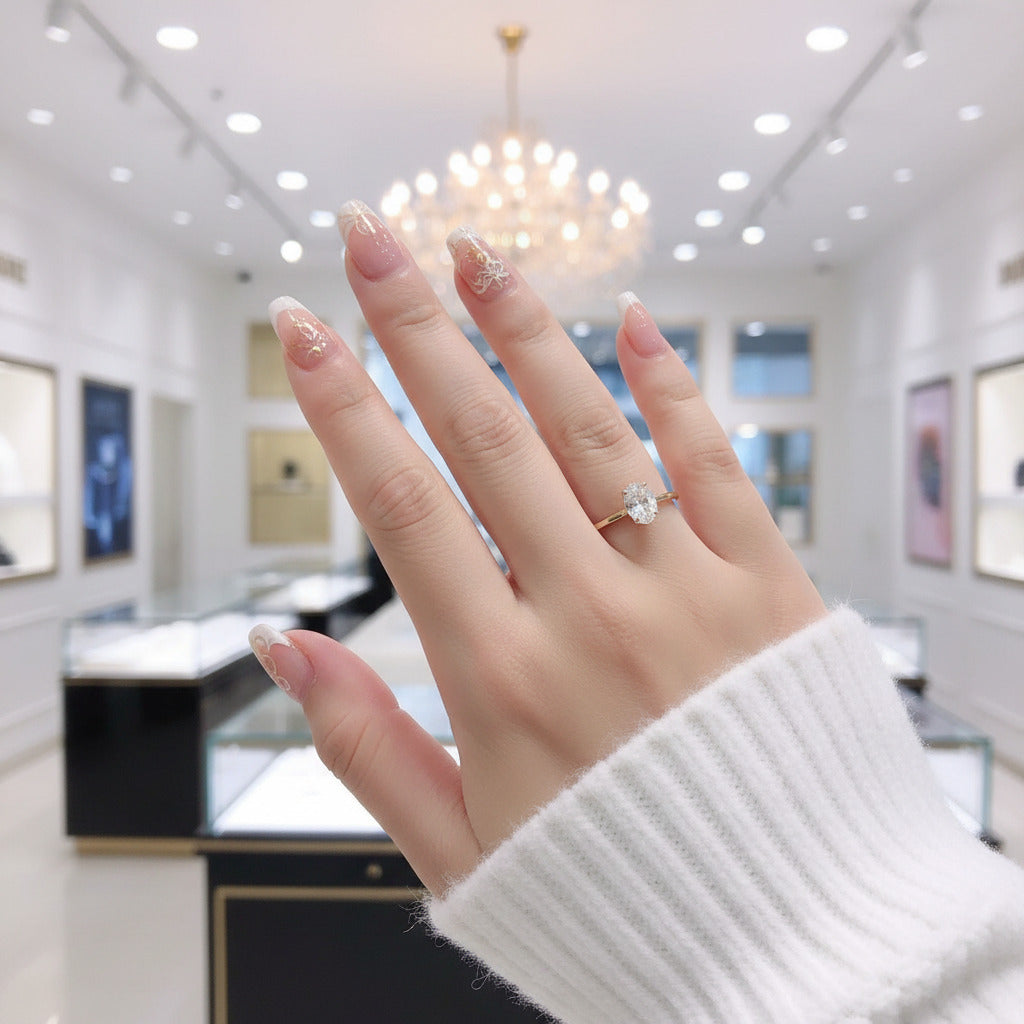 10k Yellow Gold Diamond Option Engagement Ring-Black Diamonds New York