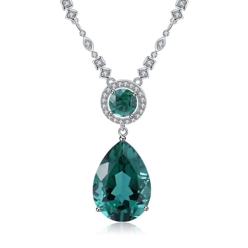 11.49Ct Nano Emerald Pendant Necklace CAN NOT BE FOUND-Black Diamonds New York
