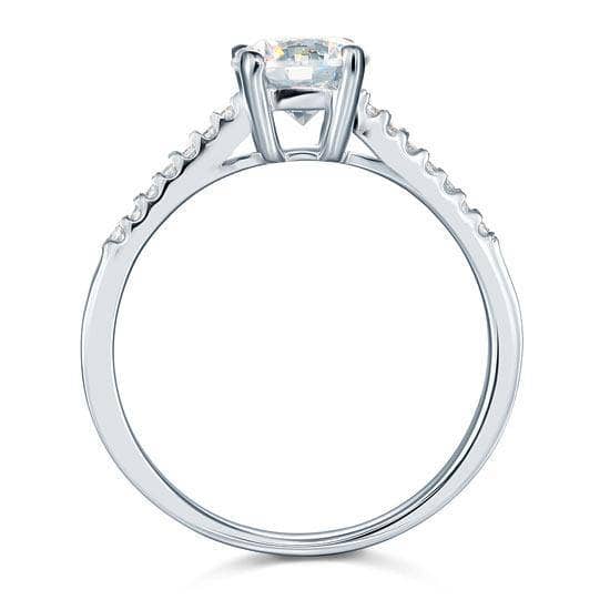 1.25 CT Created Diamond Engagement Ring