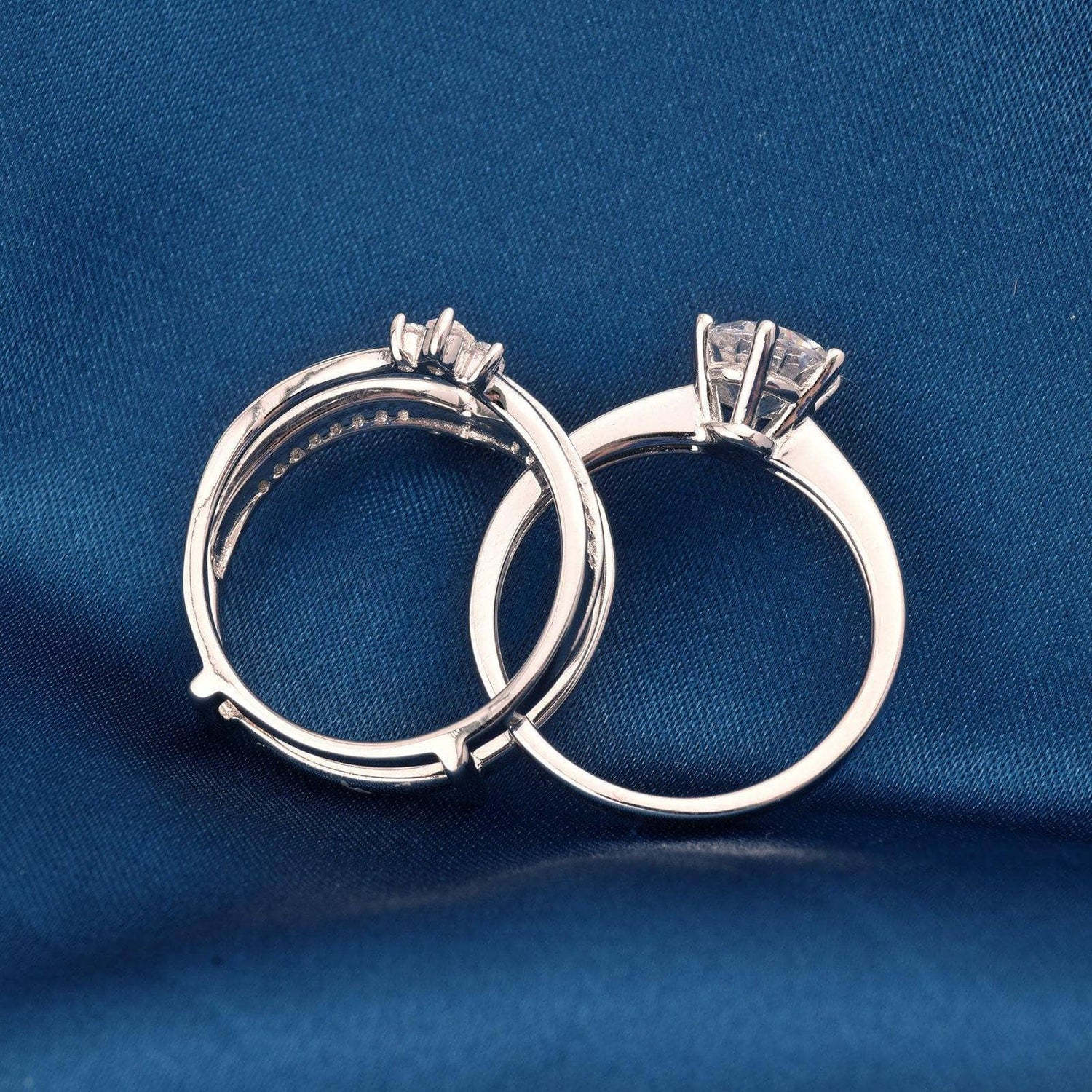 1.25ct Round Cut EVN™ Stone Solitaire Engagement Ring Set-Black Diamonds New York