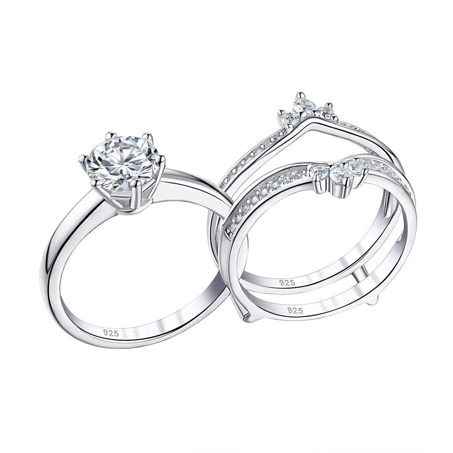 1.25ct Round Cut Created Diamond Solitaire Engagement Ring Set-Black Diamonds New York