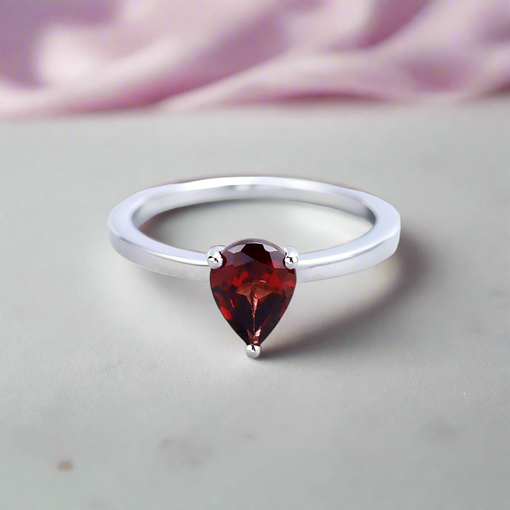 1.29 Ct Solitaire Gemstone Engagement Ring-Black Diamonds New York