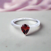 1.29 Ct Solitaire Gemstone Engagement Ring-Black Diamonds New York