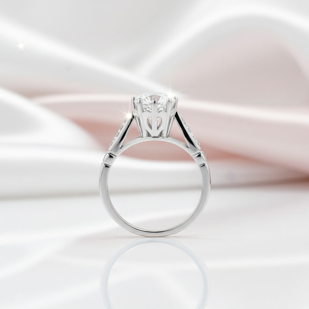 14k Gold 1.2ct Topaz 0.1ct Diamond Option Ring-Black Diamonds New York