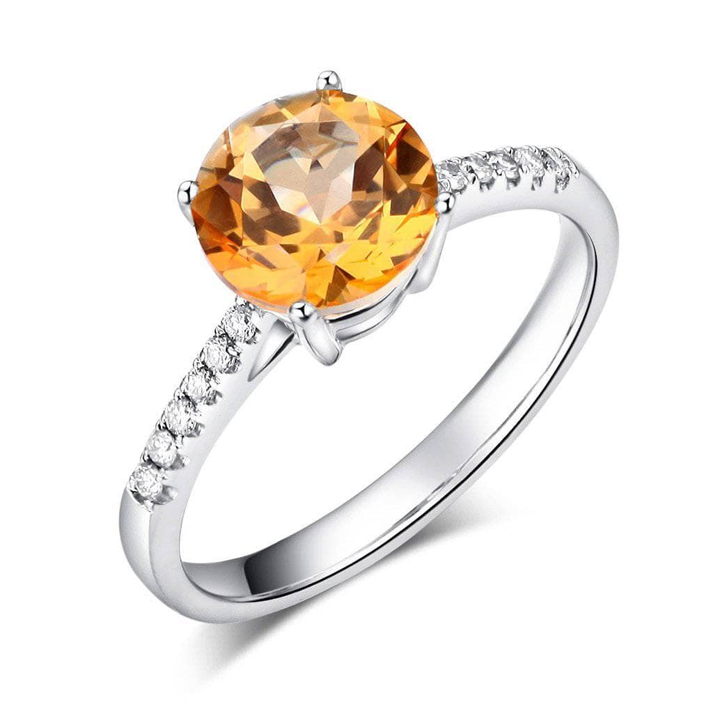 Classic Ring Yellow Topaz Stone On Stock Photo 458121763 | Shutterstock